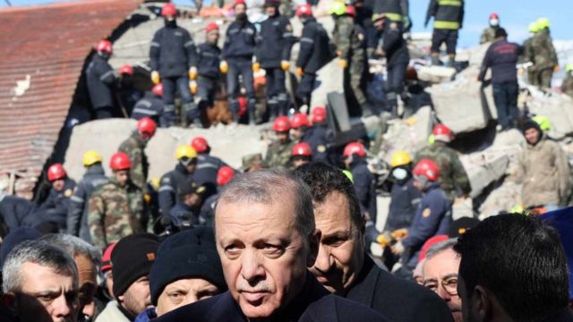 إردوغان زلزال تركيا