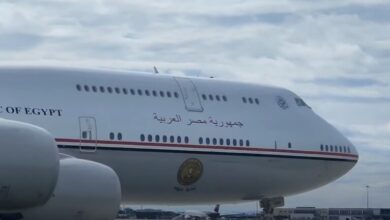 طائرة الرئيس المصري