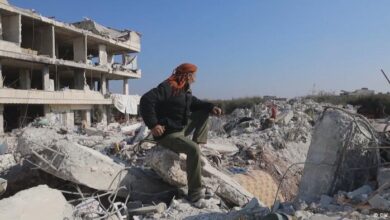 المباني في سوريا زلزال سوريا