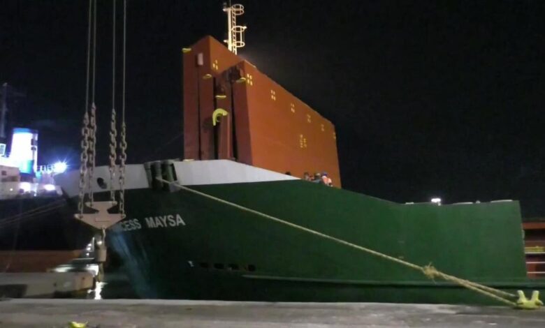 أول سفينة أوروبية تصل ميناء سوريا منذ أكثر من 10 أعوام