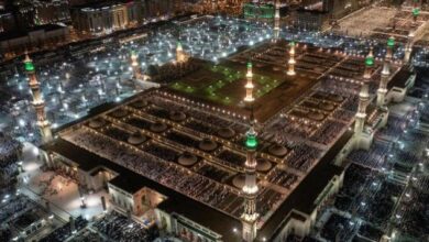مظلات المسجد النبوي تبهر الزوار بجمالها (صور + فيديو)