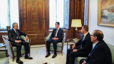 الرئيس الأسد يلتقي رئيس الاتحاد الآسيوي لكرة القدم