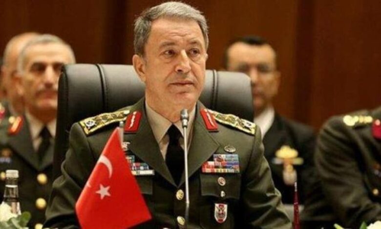 وزير الدفاع التركي يكشف عن مخطط لإنشاء مركز تنسيق ميداني مع سوريا